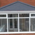 Upgraded conservatory with modern tiled roof in Fife